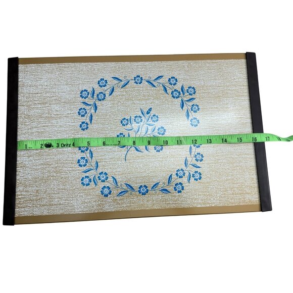 Vintage Warm-O-Tray Electric Food Warmer With Blue Floral Design By Atlantic Pre - Picture 12 of 14